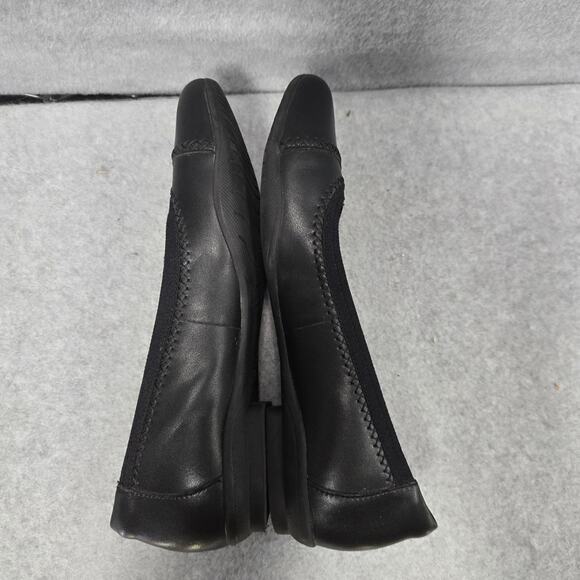Clarks Black Sara Bay Flats Size 8 - Picture 7 of 9